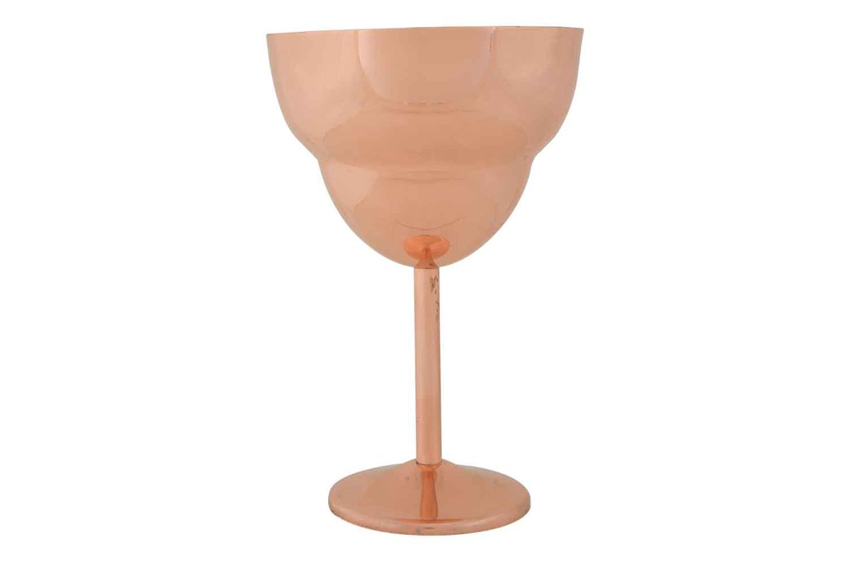 Verre à margarita 50cl int. inox, ext. cuivre